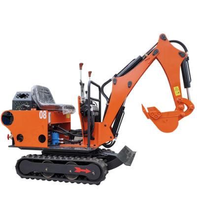 High Quality and Best Price 0.8t Crawler Mini Excavator with Auger for Sale