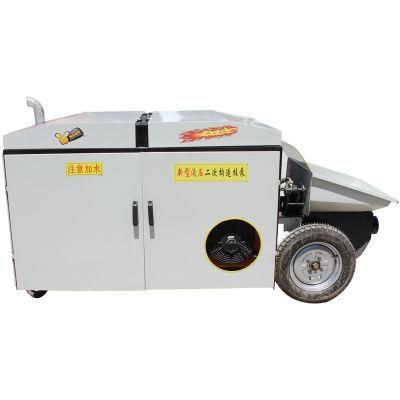 Towable Concrete Pump and Concrete Mixer/30m3/H Diesel Trailer Mounted Concrete Mixing Pump
