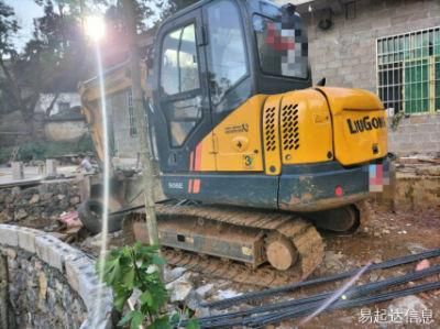 Used Mini Medium Backhoe Excavator Liu Gong Clg906e Construction Machine Second-Hand