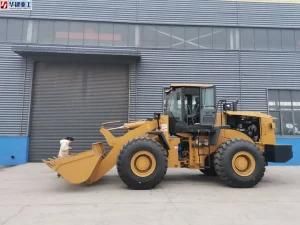 Huajian 3ton/5ton Four-Wheel Drive Loader Mini Loader Payloader with Hydraulic Transsmission