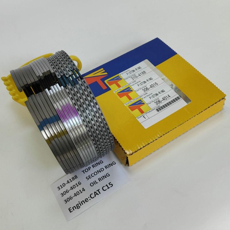 High Quality Diesel Engine Mechanical Parts Piston Ring 306-4014 306-4016 310-4188 for Buildozer D8t Dump Truck 770g 775g Wheelloader 980g Engine Generator Set