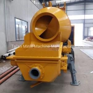 Concrete Pumping with Concrete Mixing Machine