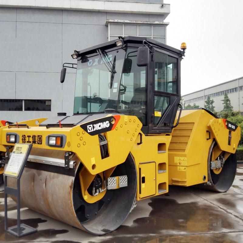 Xd123 12 Ton Double Drum Vibratory Road Roller with Deutz Engine