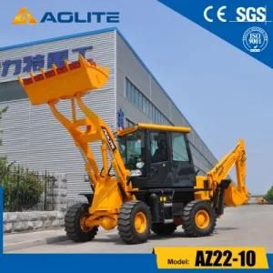 China Construction Machine Mini Wheel Loader Mini Excavator Backhoe for Sale