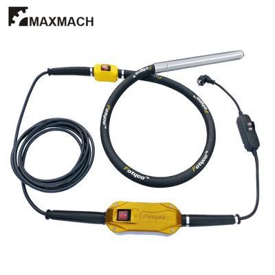 High Speed 220V Portable Hand Held Electric Concrete Vibrator with Shaft