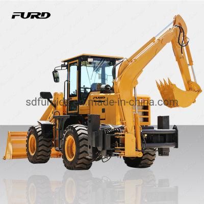 4X4 4WD China Chinese Small Mini Excavator Backhoe Loader Price for Sale Fwz20-28