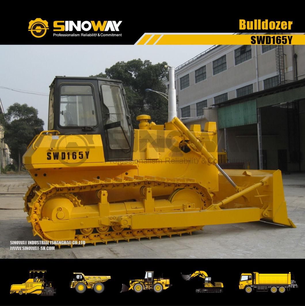 165HP Small Crawler Bulldozer with Three Shank Ripper