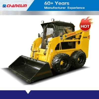Changlin Official 65HP Multifunction Skid Steer Loader 265f with CE