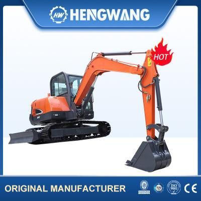 Earth Backfill Steel Crawler Excavator with Hydraulic System