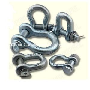 Us Type Hot Dipped Galvanized Shackles Marine Rigging with Pin
