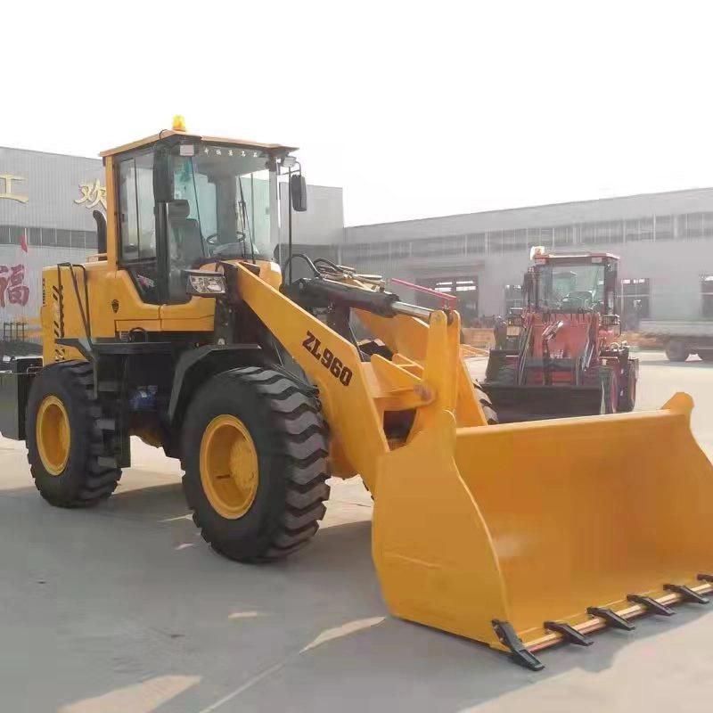 Professional 4 Wheel Drive Mini Front Loader Wheel Loaders for Sale