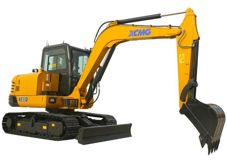 XCMG Official Xe55D 5.5 Ton Chinese Small Hydraulic Mini Crawler Excavator Price for Sale