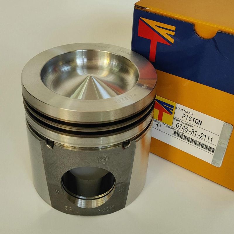 High Quality Diesel Engine Mechanical Parts Piston 4933120 6754-31-2111 for Excavator Parts PC300-8 Engine Parts SAA6d114 Generator Set