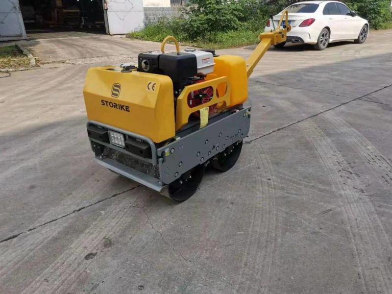 600-700-800mm Germany Diesel Power Double Vibrating Road Roller CE