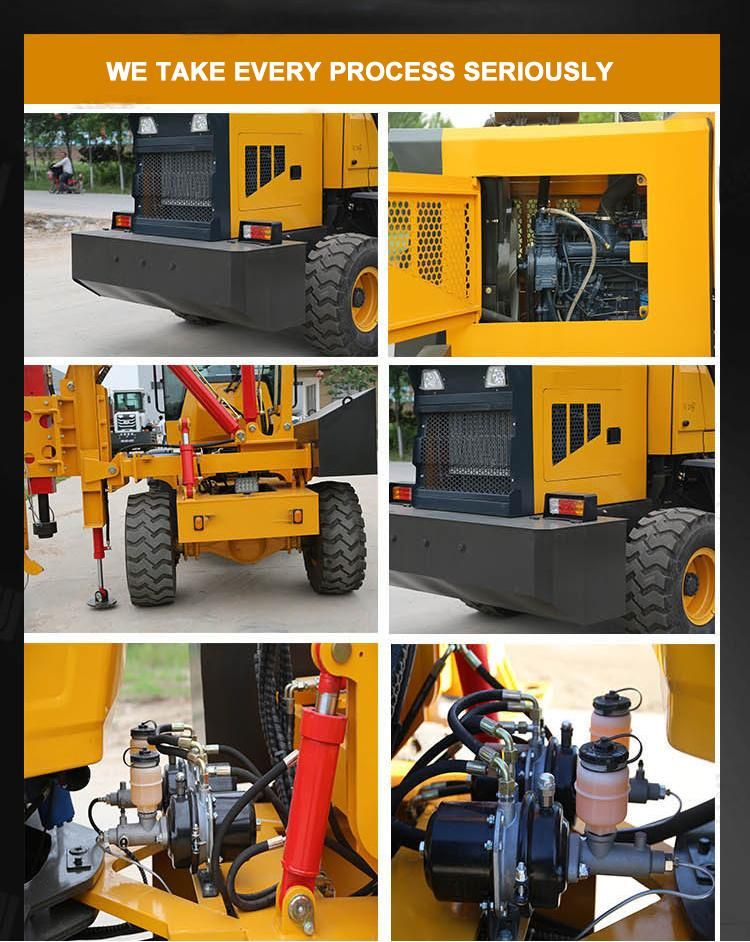 Factory Direct Wheel Diesel Pile Driver for Foundation Construction Engineering/Building Pile Excavating