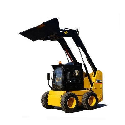 Skid Steer Loader Xt760 China High Quality 1 Ton Mini Wheel Skid Steer Loader