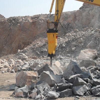 Excavator Silenced Hydraulic Breaker Hammer with 75mm Chisel for Sale