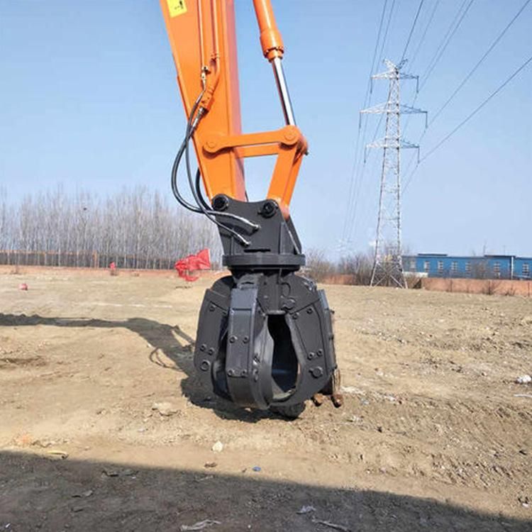 Grapple with Bucket Attachments for Grabbing Coal Sand Scrap Steel