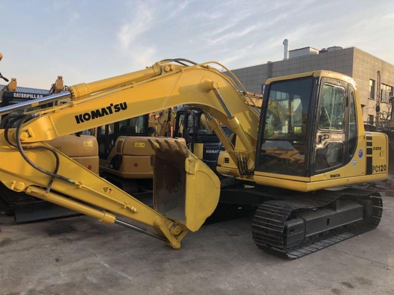Medium Size 12t Komatsu PC120, Komatsu PC120-6 PC120-5 Crawler Excavator