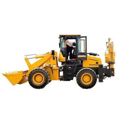 Mini Backhoe Loader 4X4 Wheel Loader Backhoe 3 Ton 5 Ton 4 Wheel Drive New Backhoe Loader for Sale