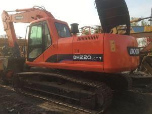 Second Hand Construction Machine Dh 220LC-7 Excavator for Sales
