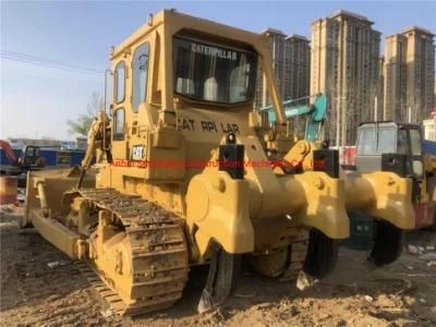 Construction Equipment Used Caterpillar D7g/D7 Bulldozer with Three Shank Ripper
