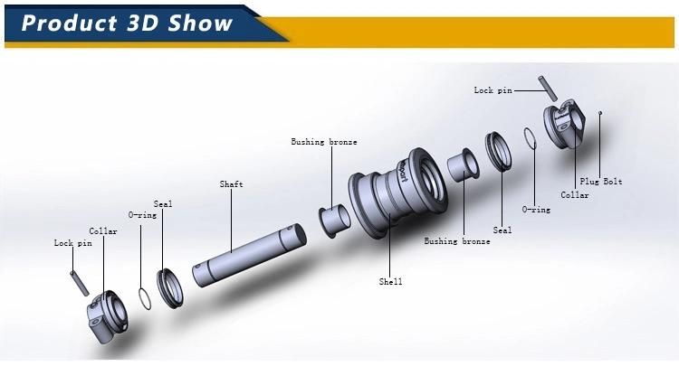 Construction Machinery Excavators Spare Parts Bottom Roller for Undercarriage Parts