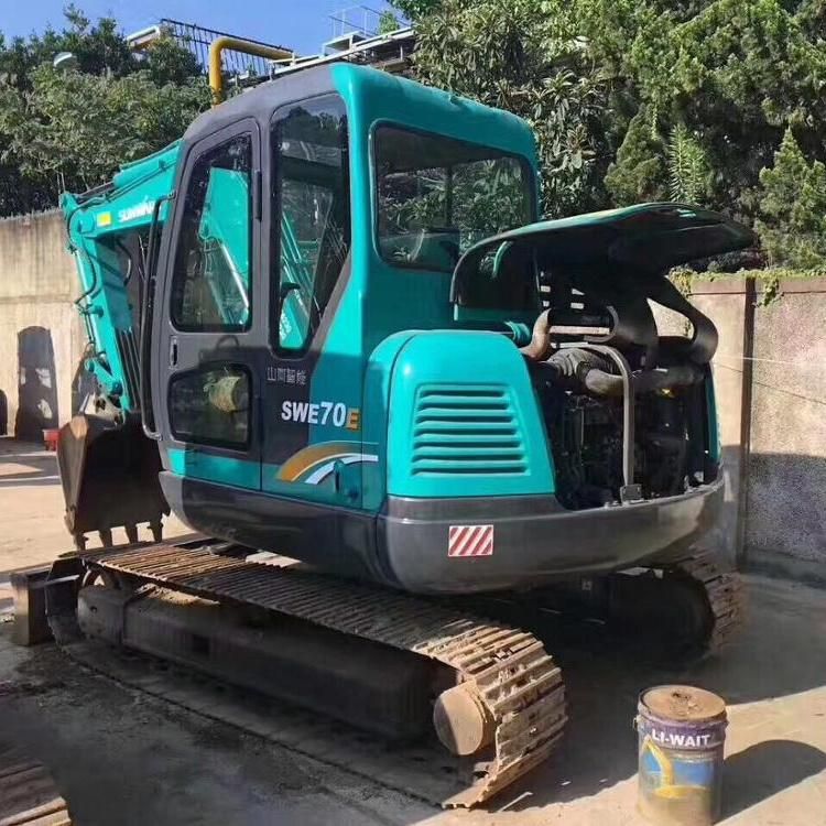 Sunward Swe70e Mining Machine Used Second Hand Hydraulic Crawler Excavator Small Digger Caterpillar Hitachi 7 Ton Construction Machinery Excavators for Sale