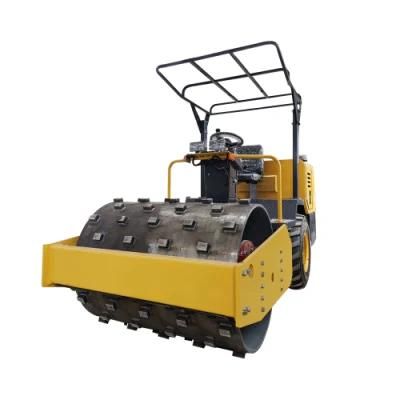 Factory Supply Flexible Steer Road Roller Sheep Foot Road Roller for Sale