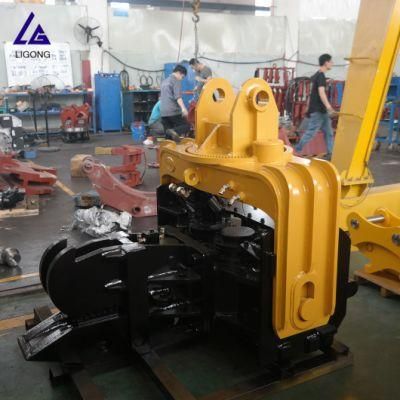 Ligong 08 Cat325 Excavator Pile Driving Machine with Arm