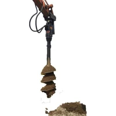 New Design Excavator Drill Bit Ground Hole Drilling Machines Hydraulic Earth Auger for Sale