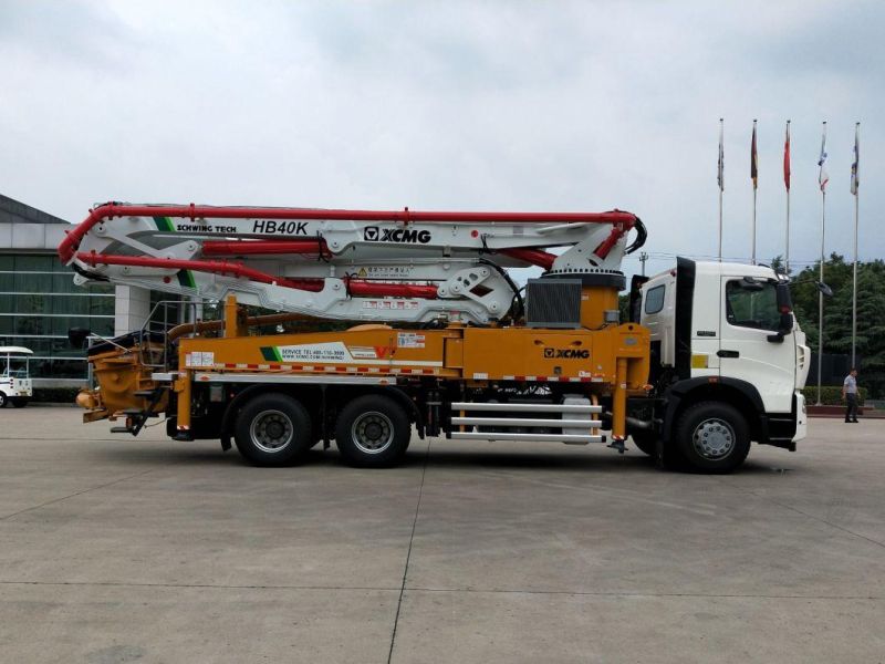 XCMG Schwing 40m Concrete Pump Truck Hb40V with Sinotruk HOWO Chassis Price