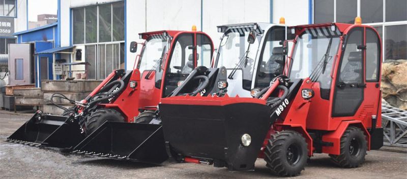 Mini Articulated Wheel Loader M910 Telescopic Loader Price
