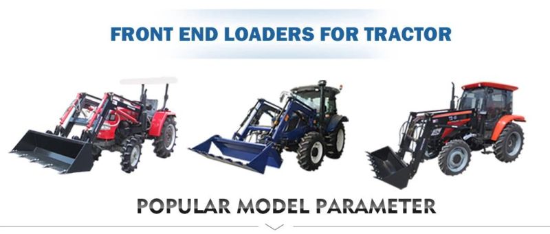 High Cost Performance 80HP Tractor with Front End Loader for Sale
