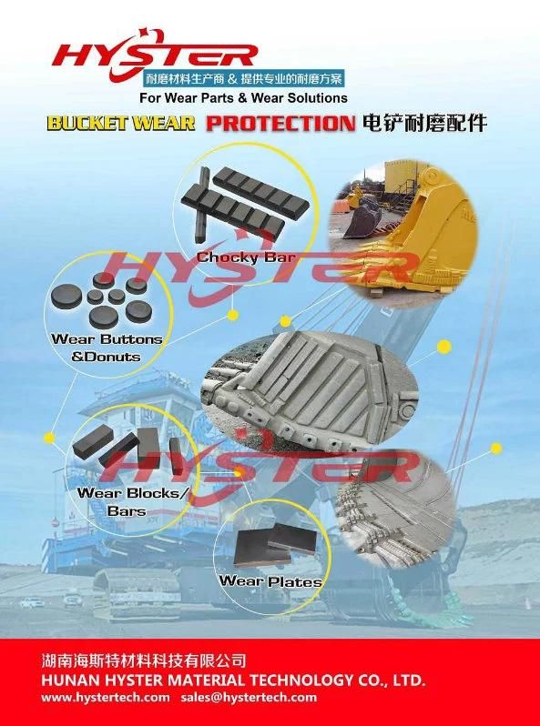 63HRC White Iron Chockblock for Bucket Protection