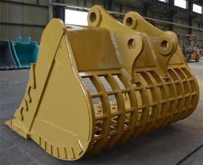 Heavy Equipment Spare Parts Excavator Rock Type Grid Bucket