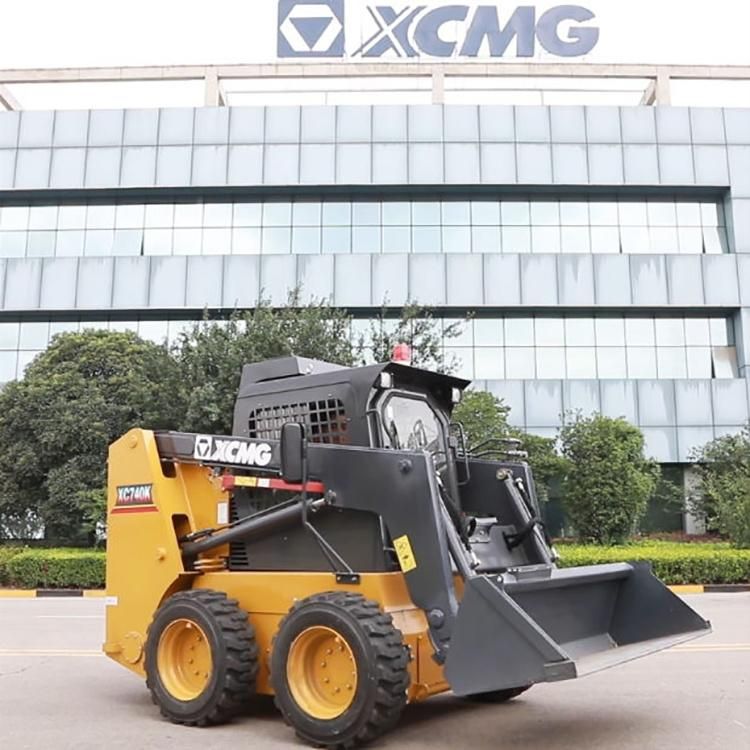 XCMG Official Xc740K Chinese Wheel Skid Steer Loader Machine Price for Sale