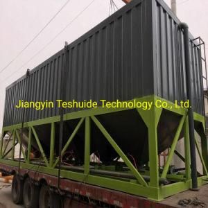 600t Movable Portable Horizontal Cement Silo