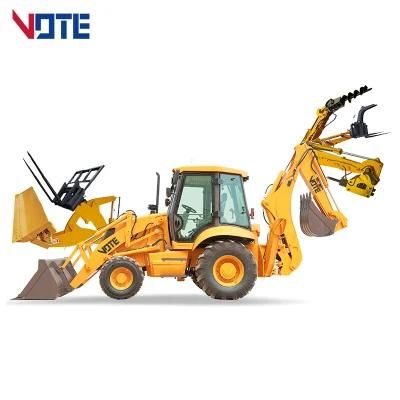 Backhoe Loader/Backhoe Loader Tractor/Backhoe Loader 4X4 Mini with Attachments for Sale