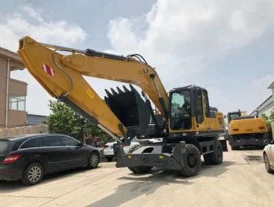 Hyundai Hydraulic Wheel Excavator 21 Ton Excavators (R210wvs)