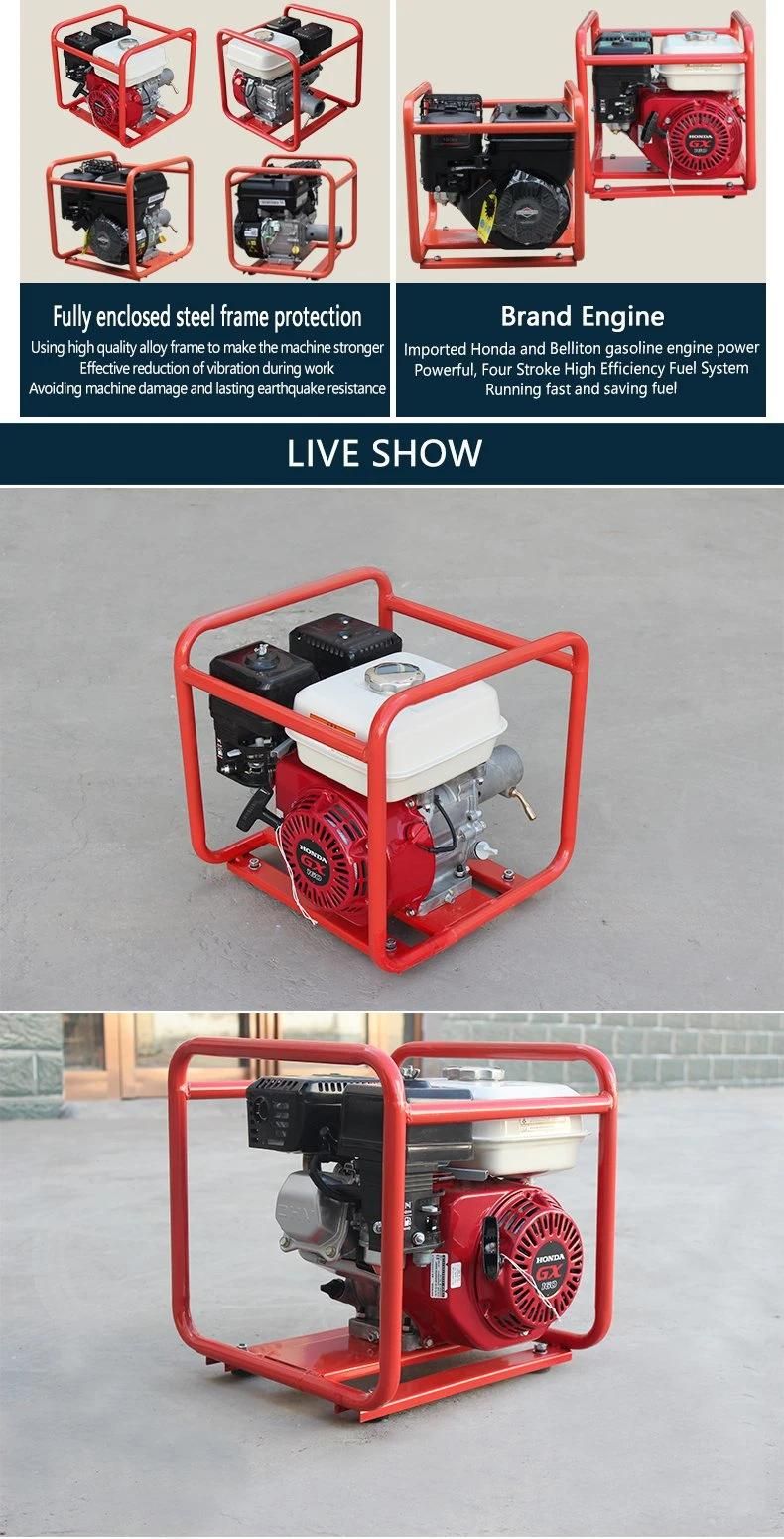 Small Type Gasoline Frame Type Concrete Vibrator High-Frequency Petrol Engine Internal Vibrator Cheap Concrete Vibrator for Sale