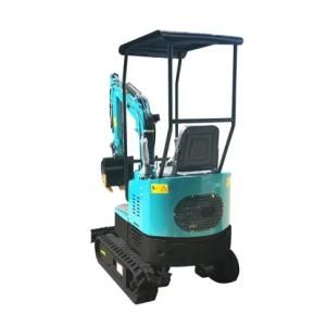 China 1 Ton New Design Cheap Mini Excavator with Small Buckets