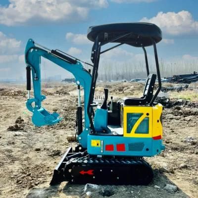 1.5 Ton 1.8ton Mini Excavator with Rubber Track Chain Track Best Chinese Digger for Sale UK Closed Cabin