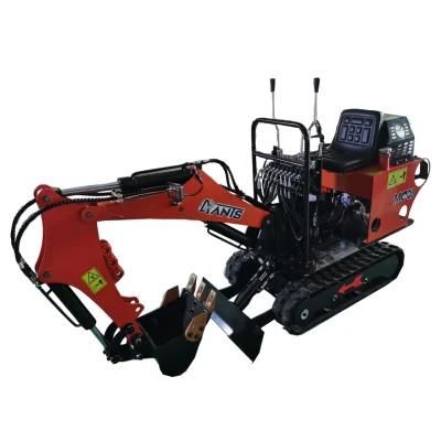 Factory Directly Selling Mini Excavator 800kg 1ton Small Garden Digging Machine for Sale