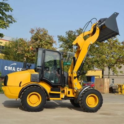 Hydraulic Joystick Wheel Loader with Steel Wheel Rim