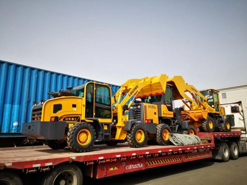 Mechanical Zl25 Hydraulic System Loaders with Attachements for Construction