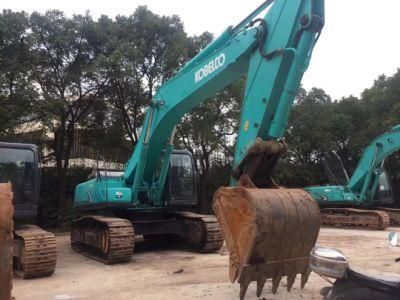 Used Kobelco Sk460 Crawler Excavator with Hydraulic Breaker Line and Hammer in Good Condition