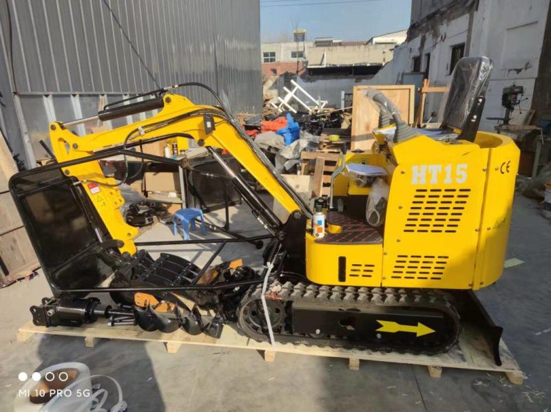 2021 New Product 1.5ton Mini Excavator with Boom Swing Euro 5 Engine Mini Digger for Sale