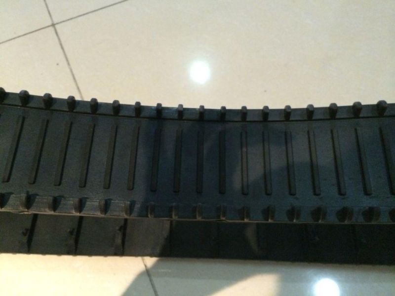 80mm Width Rubber Track for Robot, Wheels Available (80-15-108)