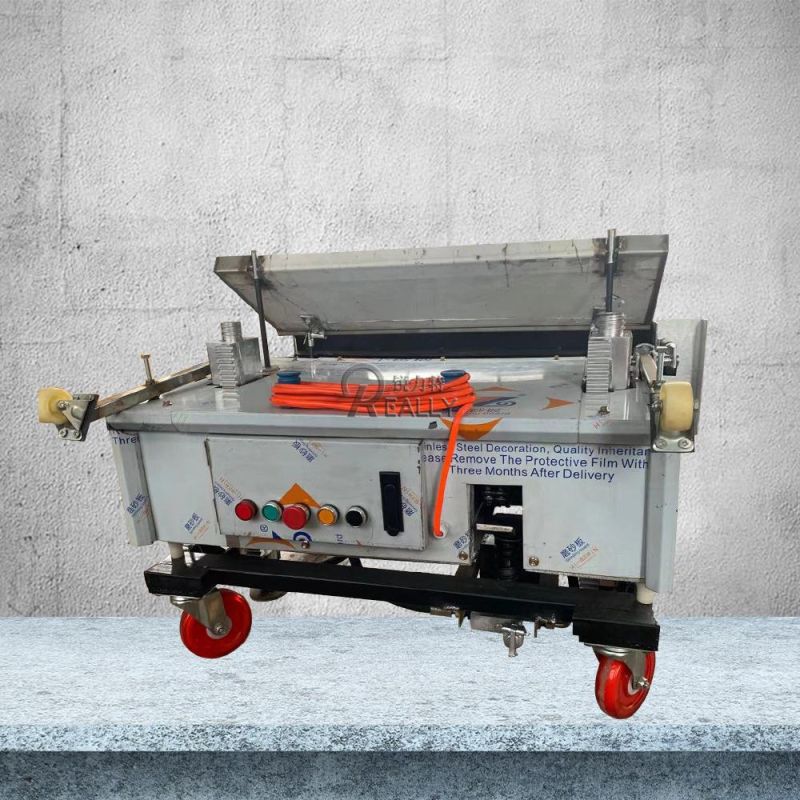 Automatic Wall Cement Plaster Finishing Machine Portable Wall Plastering Polisher Wet Cement Smoothing Surface Grinding Machine